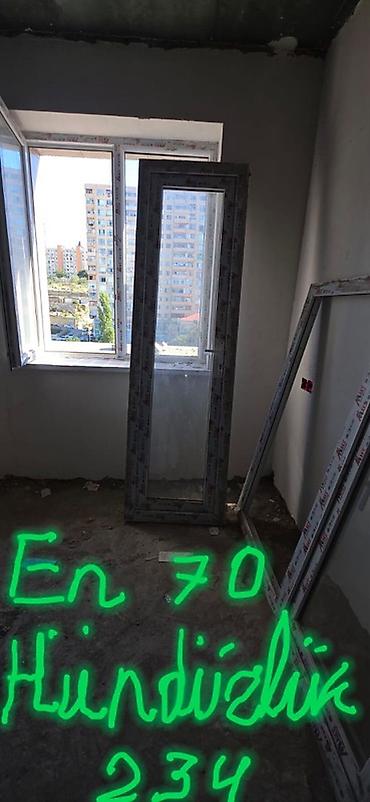 plastiq qapi: Plastik pəncərə və balkon qapısı dəsti - Material: PVC profil — 2