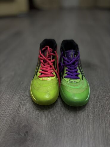 баскетбольные кроссовки бишкек: PUMA x Rick and Morty basketbol krossovkaları - Model: PUMA MB