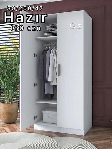 dolab: Düz dolab, Yataq otağı üçün, Qarderob, 2 qapılı — 1