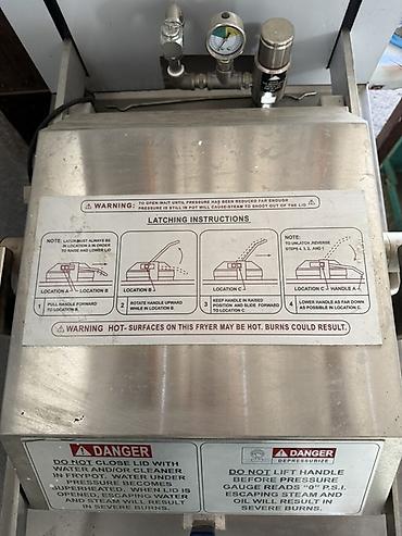 фрютер: Промышленная напольная фритюрница высокого давления (pressure fryer) — 7