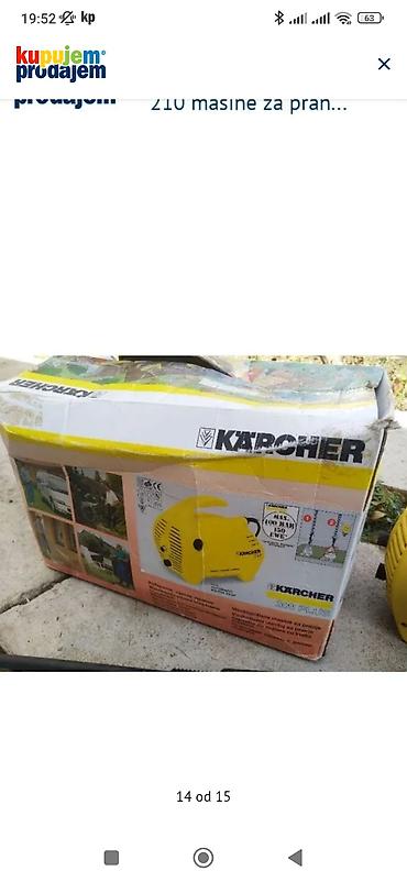 Mašine za čišćenje i održavanje: Kärcher – električni perači pod pritiskom - Model: K2.01 (Made in — 13
