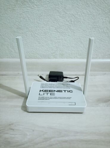 Аксессуары для ТВ и видео: Wi-Fi роутер Keenetic Lite KN-1310 в идеальном состоянии нового