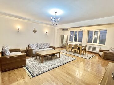 rent apartment bishkek: 4 комнаты, Агентство недвижимости, Без подселения, С мебелью полностью
