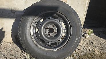 зимные шины фит: 2шт диски + резина - Размер шины: 195/70 R14 Зима .Ездила один сезон — 2