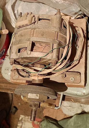 elektrik naqilleri: Məişət tipli elektrik mühərriki üzərində daşlama diski ilə birlikdə — 4