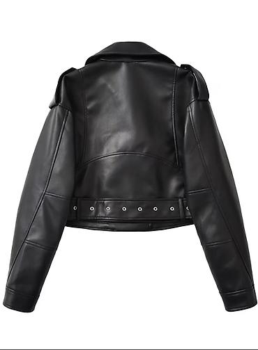 Kurtkalar: Dəri kurtka, Zara, XL, L — 2