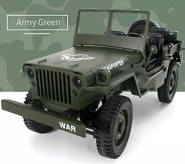 Игрушки: Военный внедорожник на радиоуправлении jjrc q65 1:10 +беслатная — 3