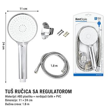 KMT Belo zvezdano nebo srednje odelo 3283021-A Srednji tuš set sa
