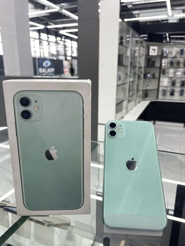 Apple iPhone: IPhone 11, 128 ГБ, Зарядное устройство, Защитное стекло, Чехол, В рассрочку, 78 %