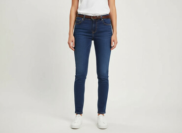 spodnie damskie jeans 7 8: Jeansy damskie, rozmiar M