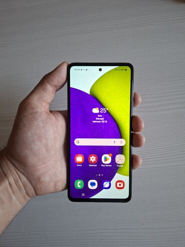data kart limitsiz internet: Samsung Galaxy A52, 128 GB, rəng - Qara, Barmaq izi, İki sim kartlı, Face ID