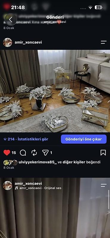 ləpə xoncası: 12ədəd xonçadı qirmizi goy ag guller movcuddur. Kirayəsi 5azndir — 4