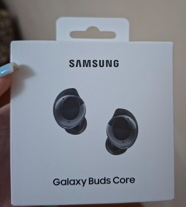 Mikrofonlar: Yeni Simsiz (Bluetooth) Qulaqcıqlar, Samsung, rəng - Qara