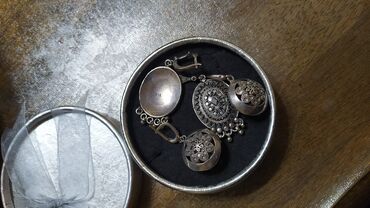 Серебряные серьги: Серебряные серьги, Проба 925, Агат, Женские, Новый — 19