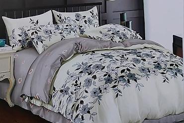 Posteljina: BRACNE POSTELJINE – komplet 5D dezen Opis: - Komplet posteljine sa — 7