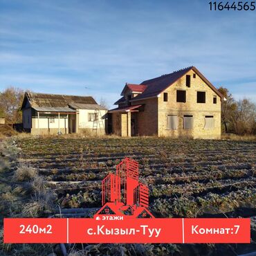 село джал дома: Дом, 240 м², 7 комнат, Риэлтор, ПСО (под самоотделку)