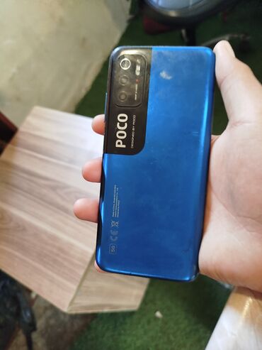 продать айфон 4: Poco M3 Pro 5G, 64 GB, rəng - Göy, Barmaq izi