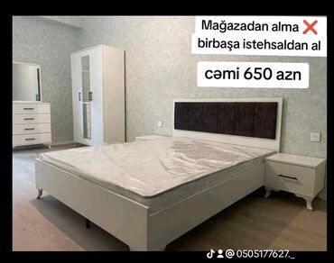 Yataq otağı dəstləri: İkinəfərlik çarpayı, Azərbaycan, Yeni — 1