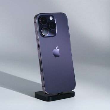 айфон 14 про бу цена бишкек: IPhone 14 Pro, Колдонулган, 128 ГБ, Deep Purple, Заряддоочу түзүлүш, Коргоочу айнек, Каптама, 84 %