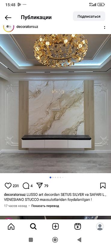 Другие виды отделочных работ: Декоративные отделочные работы: арт-бетон, венецианские и фактурные — 8