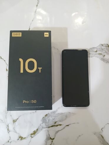 авто маниторы: Xiaomi, Mi 10T Pro, Колдонулган, 128 ГБ, түсү - Кара, 2 SIM, eSIM