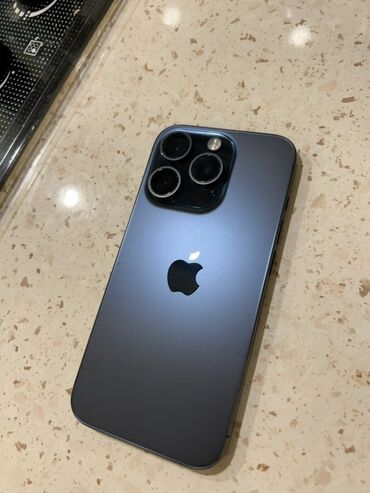 Apple iPhone: IPhone 15 Pro, 256 GB, Blue Titanium, Face ID