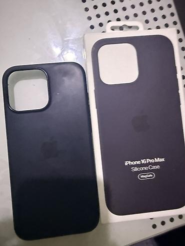 pro max: Məhsul: iPhone 16 Pro Max üçün silikon qoruyucu keyfiyyətli örtük — 1