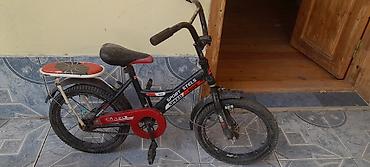 wolf bicycle: Uşaq velosipedi, qara-qırmızı — 1