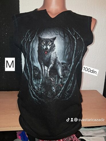 Majice kratkih rukava: Ženske bluze/majice – više modela - Crna majica sa srebrnim na lalafo.rs — 7 Majice kratkih rukava: Ženske bluze/majice – više modela - Crna majica sa srebrnim — 7