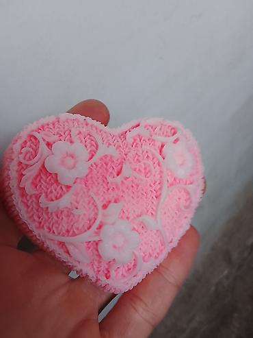 Подарки и сувениры: Ажурное фигурное мыло «Сердце» - Ручная работа, форма в виде сердечка — 4