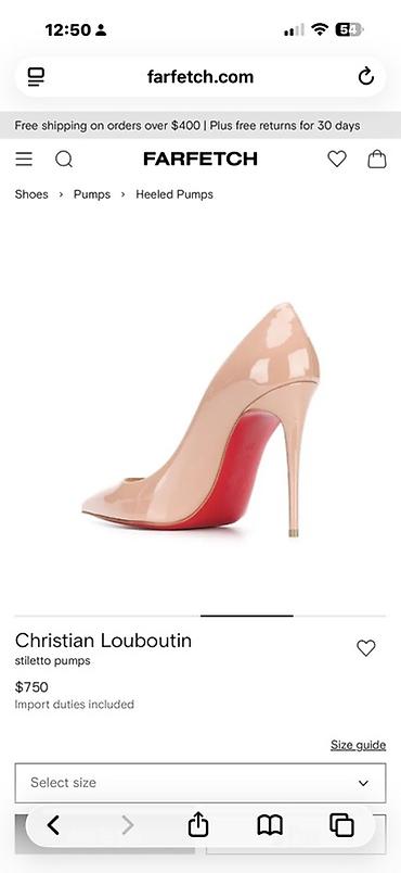 Tuflilər: Christian Louboutin stiletto pumps - Model: stiletto pumps - Rəng — 1