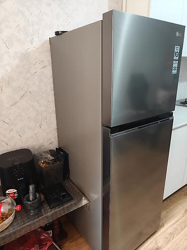 buz dolabları: İşlənmiş 2 qapılı LG Soyuducu Satılır, rəng - Boz, Dispenserli — 4