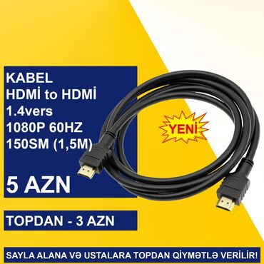 Digər kompüter aksesuarları: HDMİ Kabellər SAYLA ALANA VƏ USTALARA TOPDAN QİYMƏTLƏ VERİLİR! ⭐Type-C -da lalafo.az — 6 Digər kompüter aksesuarları: HDMİ Kabellər SAYLA ALANA VƏ USTALARA TOPDAN QİYMƏTLƏ VERİLİR! ⭐Type-C — 6