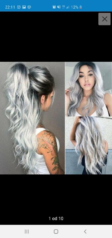 Perike i klipse: Poluprirodne Kanekalon Perike ‼Peru se Peglaju i Uvijaju‼ NOVO — 7