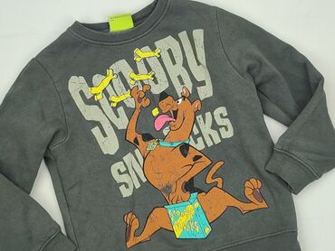 sweterek z szelkami: Bluza, Next, 7 lat, 116-122 cm, stan - Bardzo dobry