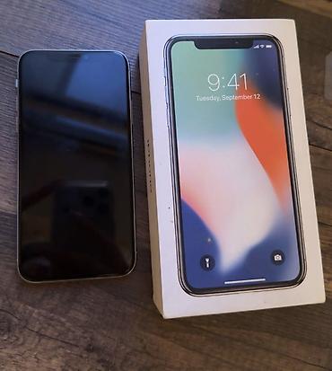 iphone 300 azn: IPhone X, 64 GB, Gümüşü, Face ID — 1