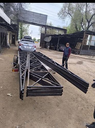 Металлическая ферма, Форма: Треугольник, Новый, Антикоррозийная обработка