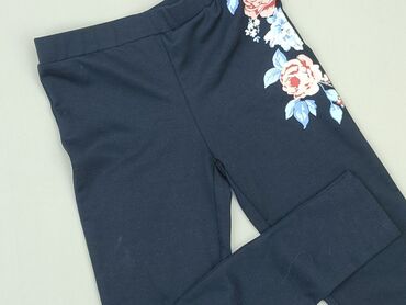 legginsy ze sciagaczem miedzy posladkami: Leggings for kids, 7 years, 116/122, condition - Good