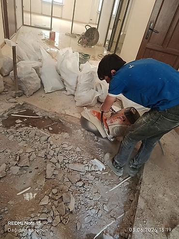 Beton işləri: Beton kəsmə xidməti - Divar, döşəmə və tavanlarda dəqiq və səliqəli — 11
