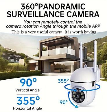 7770 elaqe: 360° Panoramik Müşahidə Kamerası - Mobil tətbiq vasitəsilə uzaqdan — 1