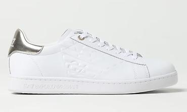 Orijinal EA7 Emporio Armani krossovkaları – Bianco/Silver • Brend