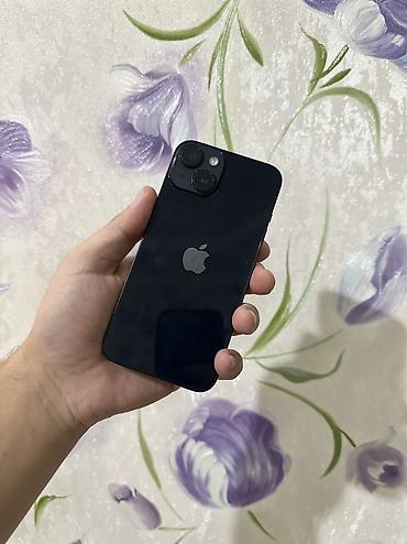 14 plus: IPhone 14, Б/у, 128 ГБ, Midnight, Чехол, Коробка, 82 % — 2