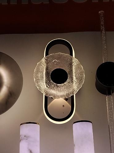 smart light: Настенный светильник с декоративным стеклянным диском - Тип — 1