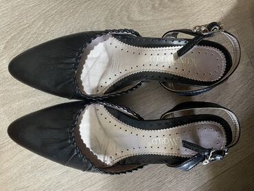 обувь корея: Туфли 35, цвет - Черный