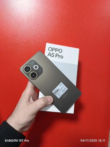 oppo find x8 qiymeti: Oppo A5 Pro, 256 GB, rəng - Qəhvəyi