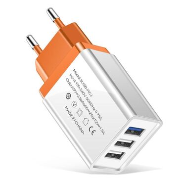 jelektrodvigatel kd 3 5a: Зарядное устройство на 3 USB порта, евровилка, output 5V3A