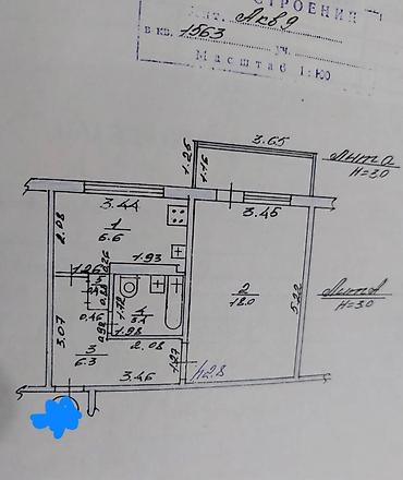 vostok 5: 1 комната, 35 м², Восток-5 мкр 105 серия, 2 этаж — 7