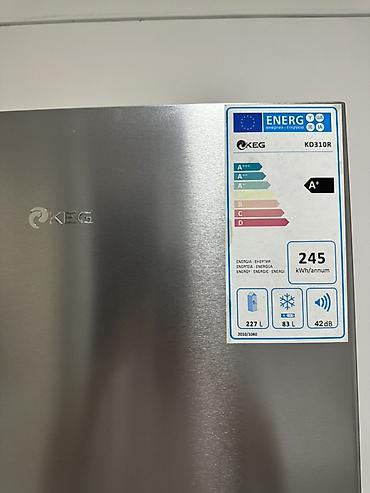 keg: Холодильник KEG KD310R, цвет нержавеющая сталь (серебристый) — 4