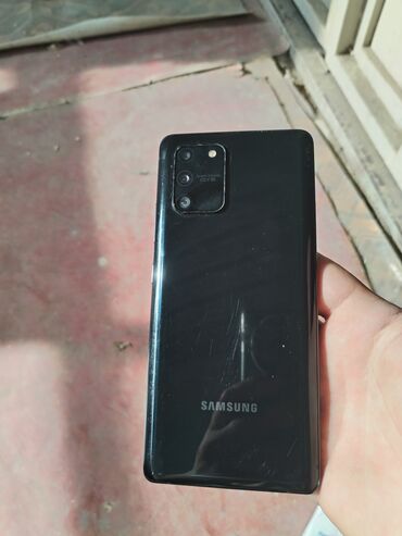 s10 lite: Samsung Galaxy S10 Lite, 128 GB, rəng - Qara, Barmaq izi, Face ID