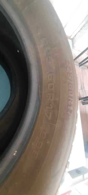 шина 225 55 r17 лето: Шины 225 / 60 / R 17, Зима, Б/у, Пара, Легковые — 1